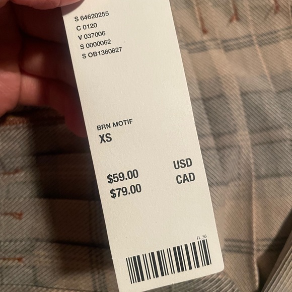 Urban Outfitters Pleated Mini Skirt Brown Black. - Picture 4 of 4